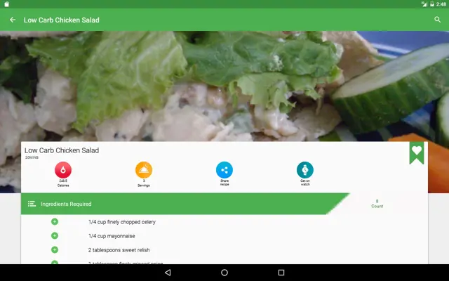 Lunch recipes android App screenshot 10