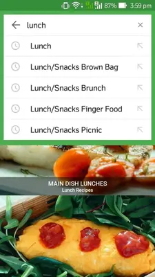 Lunch recipes android App screenshot 12