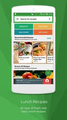 Lunch recipes android App screenshot 16