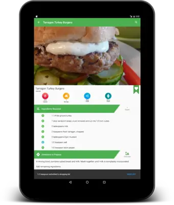 Lunch recipes android App screenshot 1