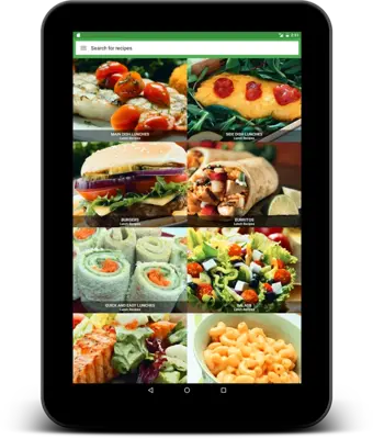 Lunch recipes android App screenshot 2